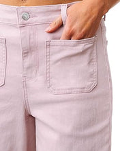 LUVAMIA Women's Comfy Denim High Waist Vintage Wide Leg Capri Jeans