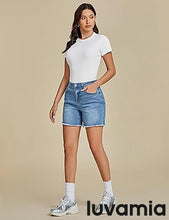 Luvamia Women's Casual Denim Walkshorts Summer Straight