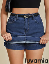 Women's Classic Shorts Skirt Jean Garment Denim Skort