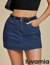 Women's Classic Shorts Skirt Jean Garment Denim Skort