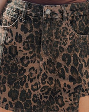 luvamia FleXclusive Skorts for Woman Leopard Cheetah Print Mini Skirt with Shorts High Waisted Trendy Cute Stretchy Side Slit Skort