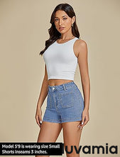Women's Fit Pull-On Jean Classic Petite Crop Denim Stretch Jeans