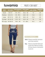 LUVAMIA Women's Casual Jegging Capri Denim Slim Straight High Waist Jeans