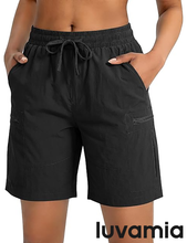 luvamia Hiking Shorts for Women Cargo 7" High Waisted Lightweight Quick Dry Golf Summer Casual Shorts with Pockets