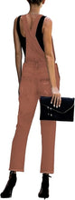luvamia Women Ripped Stretch Adjustable Denim Bib Overalls Jeans Pants Jumpsuits