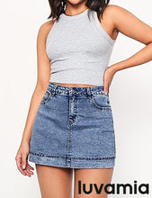 Women's Classic Shorts Skirt Jean Garment Denim Skort