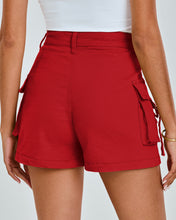 luvamia Cargo Shorts for Women Trendy High Wasited Casual Summer Stretchy Utility Cut Off Shorts with Pockets