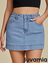 Women's Classic Shorts Skirt Jean Garment Denim Skort