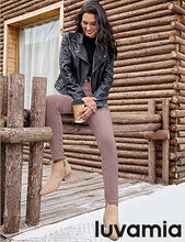 luvamia Skinny Jeans for Women Thin Fleece Lined High Waisted Front Yoke Fall Thermal Stretchy Denim Pants Warm Jeggings