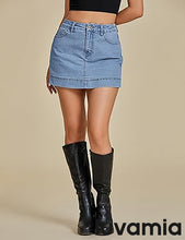 Women's Classic Shorts Skirt Jean Garment Denim Skort