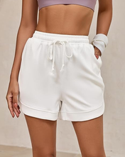 luvamia Sweat Shorts for Women High Waisted Pull On Elastic Waist Loose Fit Comfy Lounge Casual Summer Athleisure Shorts