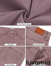 luvamia Skinny Jeans for Women Thin Fleece Lined High Waisted Front Yoke Fall Thermal Stretchy Denim Pants Warm Jeggings