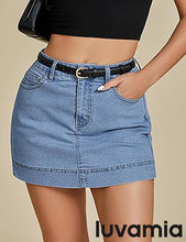 Women's Classic Shorts Skirt Jean Garment Denim Skort