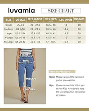 LUVAMIA Women's Casual Jegging Capri Denim Slim Straight High Waist Jeans