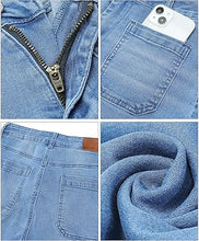 luvamia Wide Leg Jeans for Women Trendy High Waisted Flare Jeans Cropped Denim Pants Stretchy Baggy with Patch Pockets