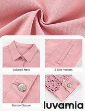 luvamia Sequin Jackets Women Jean Long Sleeves Trendy Sparkly Night Out Party Concert Stretchy Denim Jacket with Pockets