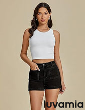 Women's Fit Pull-On Jean Classic Petite Crop Denim Stretch Jeans
