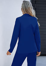 luvamia 2 Piece Outfits for Women Dressy Blazer Jackets High Waisted Straight Leg Pants Suits Set Business Casual Office
