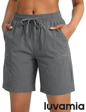 luvamia Hiking Shorts for Women Cargo 7" High Waisted Lightweight Quick Dry Golf Summer Casual Shorts with Pockets