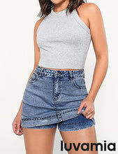 Women's Classic Shorts Skirt Jean Garment Denim Skort