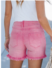 luvamia Jean Shorts for Women High Wasited Trendy Stretchy Crossover Wasit Denim Shorts Raw Hem Casual Summer Pockets