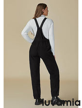 Women's No Stretch Adjustable Fleece Overalls Casual Jumpsuits With Pockets