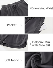 luvamia Sweat Shorts for Women High Waisted Pull On Elastic Waist Loose Fit Comfy Lounge Casual Summer Athleisure Shorts