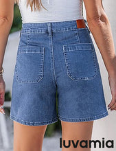 luvamia FleXclusive Jean Shorts Womens High Waisted Trendy Stretchy Denim Shorts Casual Summer Jorts with Pockets Concert Outfits