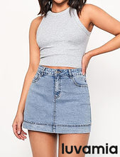 Women's Classic Shorts Skirt Jean Garment Denim Skort