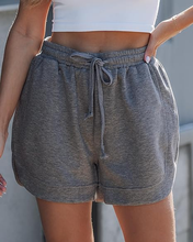 luvamia Sweat Shorts for Women High Waisted Pull On Elastic Waist Loose Fit Comfy Lounge Casual Summer Athleisure Shorts