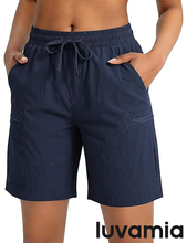 luvamia Hiking Shorts for Women Cargo 7" High Waisted Lightweight Quick Dry Golf Summer Casual Shorts with Pockets