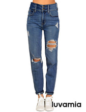 luvamia Women's Casual Ripped Boyfriend Jeans Distressed Stretch Denim Jean Pants