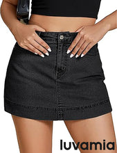 Women's Classic Shorts Skirt Jean Garment Denim Skort