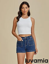 Women's Fit Pull-On Jean Classic Petite Crop Denim Stretch Jeans
