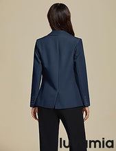 LUVAMIA Women's Classic Button Blazer Single Jacket Coat Long Sleeve