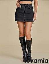 Women's Classic Shorts Skirt Jean Garment Denim Skort