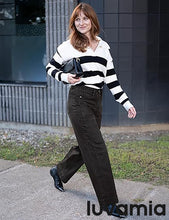 luvamia Flare Jeans for Women Thin Fleece Lined High Waisted Wide Leg Trendy Fall Stretchy Denim Pants Trouser Jeans