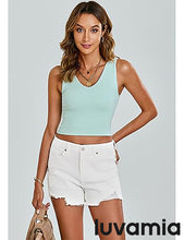 luvamia Jean Shorts for Women High Waisted Stretchy Distressed Denim Shorts Ripped Frayed Raw Hem Summer Casual Shorts