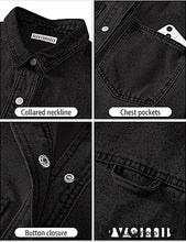 LUVAMIA Women's Relaxed Fit  Denim Slim Regular Pocket Jean Jacket Coat