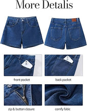 LUVAMIA Women's Comfort High Waisted Mega Stretchable Jean Shorts