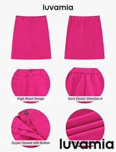 luvamia Corduroy Skirts for Women High Waisted Trendy Fall Elastic Waist Casual Stretchy Short Skirts with Patch Pockets