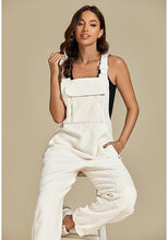 Women's Casual Adjustable Strap Overall Wide Leg Sport Polyster Fashion