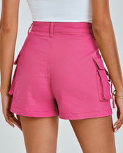 luvamia Cargo Shorts for Women Trendy High Wasited Casual Summer Stretchy Utility Cut Off Shorts with Pockets