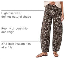 luvamia FleXcLusive Barrel Jeans Women High Waisted Baggy Leopard Cheetah Denim Pants Wide Leg Jeans for Women Trendy Stretchy, Ankle Length, Front Seam, Loose Fit, 27.5 Inch Inseam, Country Concert Outfits