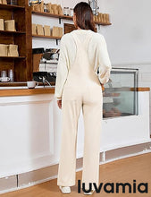 luvamia Corduroy Overalls for Women Loose Fit Baggy Straight Casual Adjustable Straps Bib Jumpsuit Overalls with Pockets
