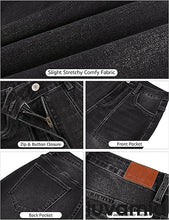 luvamia Bootcut Jeans for Women Trendy High Waisted Classic Boot Cut Stretchy Denim Pants Patch Pocket Trouser Jeans