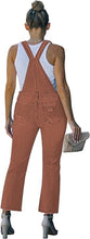 luvamia Women Ripped Stretch Adjustable Denim Bib Overalls Jeans Pants Jumpsuits