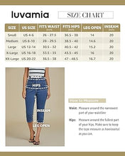 LUVAMIA Women's Casual Jegging Capri Denim Slim Straight High Waist Jeans