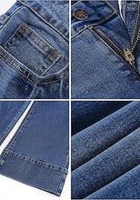 Women's High Waist Regular Fit Slight Stretch Flare Jeans Bell Bottoms