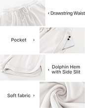 luvamia Sweat Shorts for Women High Waisted Pull On Elastic Waist Loose Fit Comfy Lounge Casual Summer Athleisure Shorts